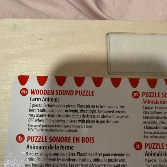 Melissa & Doug wooden  Sound Farm Animals puzzle - Picture 5 of 6